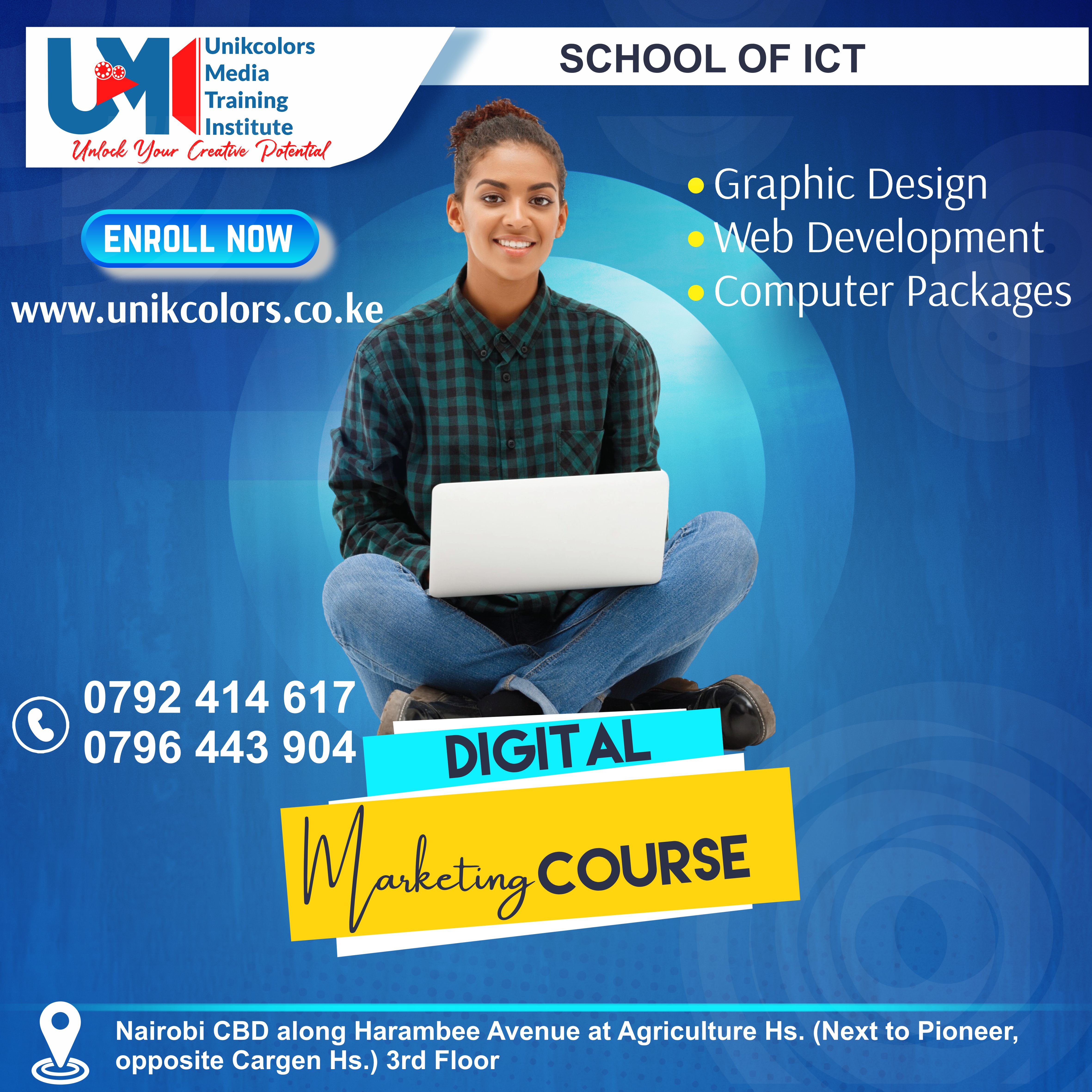 COMPUTER COURSES - DIGITAL MARKETING | GRAPHIC DESIGN | WEB DEVELOPMENT | COMPUTER PACKAGES COURSE